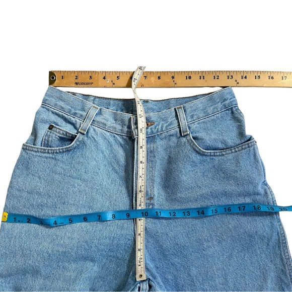 Vintage 90s Gitano Denim Cutoff Shorts High Rise Light Wash 8 petite 8p - Picture 4 of 8